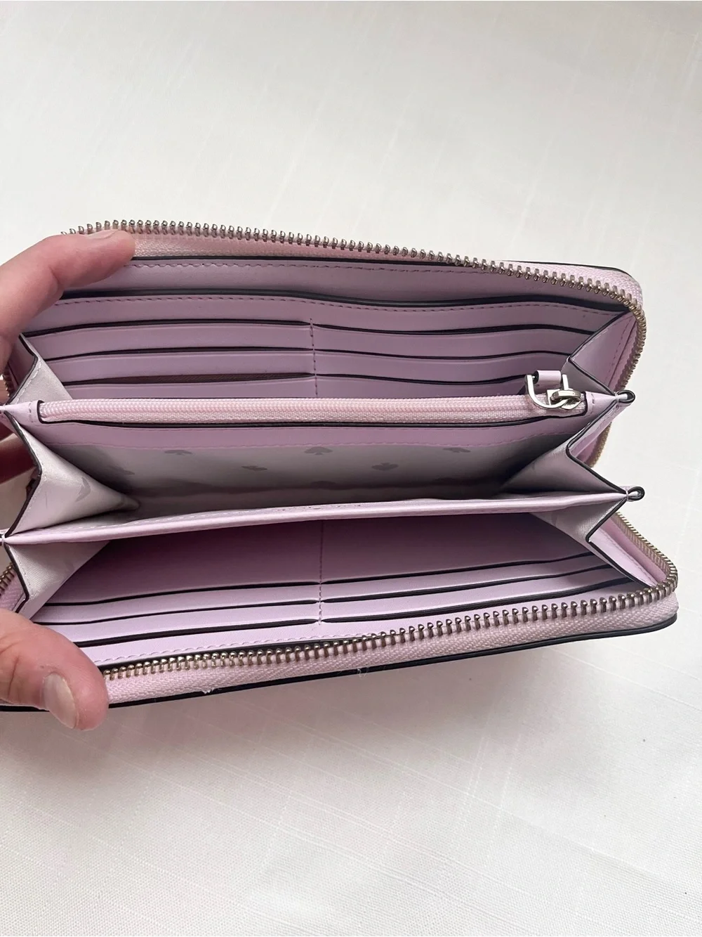 Kate Spade “Flock Party” Parrot zip around novelty 3D wallet